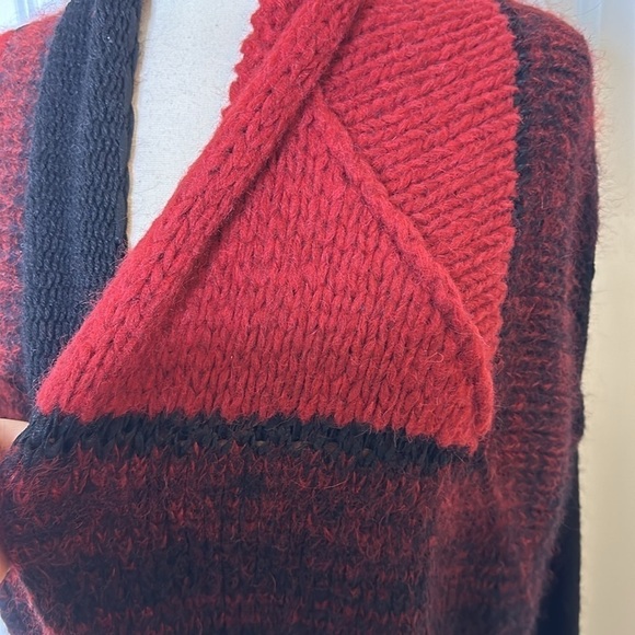 Isabel Benenato Alpaca Mohair Blend Open Cardigan Sz 42 - Picture 7 of 10